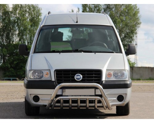 Кенгурятник WT002 (нерж) для Citroen Jumpy 1996-2007