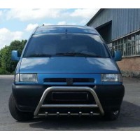 Кенгурятник WT003 (нерж) d51, без напису для Citroen Jumpy 1996-2007