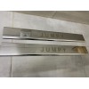 Накладки на пороги (2 шт, сталь, Carmos) для Citroen Jumpy 2007-2017 - 48982-11