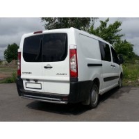 Задня дуга Double (нерж.) для Citroen Jumpy 2007-2017