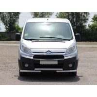 Передній захист ST009 (нерж.) 51 мм для Citroen Jumpy 2007-2017