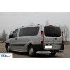 Задні кути Double (2 шт, нерж.) для Citroen Jumpy 2007-2017