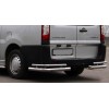 Задні кути Double (2 шт, нерж.) для Citroen Jumpy 2007-2017
