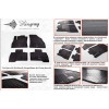 Резиновые коврики (Stingray) 4 шт, Premium - без запаха резины для Citroen Nemo 2008+ - 51506-11