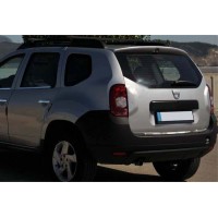 Кромка багажника (нерж.) OmsaLine - Итальянская нержавейка для Dacia Duster 2008-2018