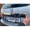 Планка над номером верхня (нерж.) для Dacia Duster 2008-2018 - 55710-11