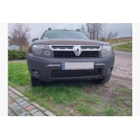 Зимняя нижняя накладка на решетку Глянцевая для Dacia Duster 2008-2018 гг