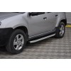 Бічні пороги Fullmond (2 шт, алюміній) для Dacia Duster 2008-2018 - 66912-11