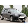 Бічні труби (2 шт., нерж.) d60 для Dacia Duster 2008-2018