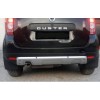 Накладка на задний бампер (ABS, серая) для Dacia Duster 2008-2018 - 55083-11