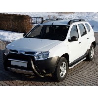 Боковые пороги BlackLine (2 шт, алюминий) для Dacia Duster 2008-2018