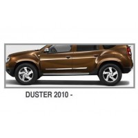 Молдинг дверний (4 шт, нерж.) для Dacia Duster 2008-2018