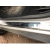 Накладки на пороги Carmos (4 шт, нерж.) для Dacia Duster 2008-2018 - 50067-11