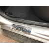 Накладки на пороги Carmos (4 шт, нерж.) для Dacia Duster 2008-2018 - 50067-11