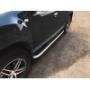 Боковые пороги Tayga V2 Grey (2 шт., алюминий) для Dacia Duster 2008-2018 - 68388-11