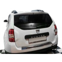 Накладка на задний бампер OmsaLine (нерж.) для Dacia Duster 2008-2018