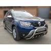 Кенгурятник без напису WT003 (нерж.) для Dacia Duster 2018+