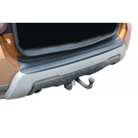 Накладка на задний бампер EuroCap (ABS) для Dacia Duster 2018+