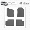 Резиновые коврики (4 шт, Stingray Premium) для Dacia Lodgy 2013+ - 51550-11