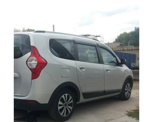 Накладки на арки (4 шт, чорні) для Dacia Lodgy 2013+