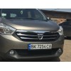 Накладки на грати (2013-2015, 4 шт, нерж.) для Dacia Lodgy 2013+ - 49776-11