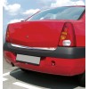 Dacia Logan I 2005-2008 Накладка нижньої кромки кришки багажника (нерж.) - 48495-11