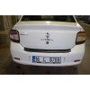 Накладка на задний бампер EuroCap (ABS) для Dacia Logan III 2013+ - 64858-11