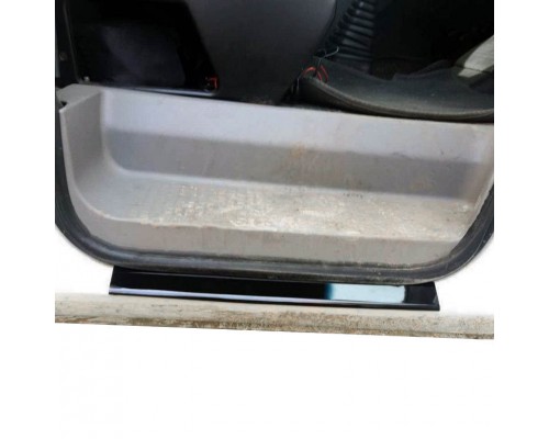 Накладки на пороги ABS (2 шт) Глянец для Dacia Logan MCV 2008-2014 - 55228-11