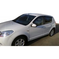 Ветровики (4 шт, HIC) для Dacia Sandero 2007-2013