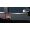 Зовнішня окантовка скла (4 шт, нерж.) OmsaLine - Італійська нержавіюча сталь для Dacia Sandero 2007-2013 - 64073-11