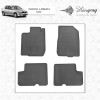 Dacia Sandero 2007-2013 Резиновые коврики (4 шт, Stingray) Premium - без запаха резины - 51934-11