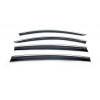 Ветровики с хромом (4 шт, Niken) для Dacia Sandero 2013+ - 57471-11