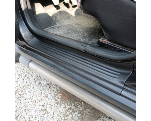 Накладки на дверные пороги EuroCap (4 шт, ABS) для Nissan Qashqai 2014-2021