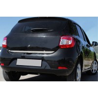 Dacia Sandero 2013+ Накладка на кромку багажника (нерж.)