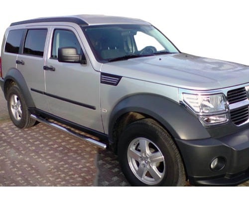 Бічні труби (2 шт., нерж) для Dodge Nitro 2007+