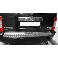 Накладка на задній бампер (нерж) для Dodge Nitro 2007+
