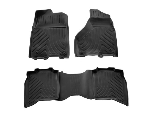 Коврики Stingray 3D (Crew cab, 2009-2018, 4 шт) для Dodge RAM