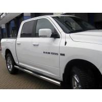 Бічні труби стандартні (2 шт., нерж) для Dodge RAM