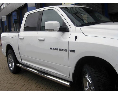 Бічні труби стандартні (2 шт., нерж) для Dodge RAM