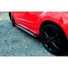 Боковые пороги Vision New Black (2 шт., алюминий) для Fiat 500X - 71010-11