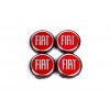 Ковпачки титанові диски 55 мм (4 шт) для Fiat Albea 2002+ - 54377-11