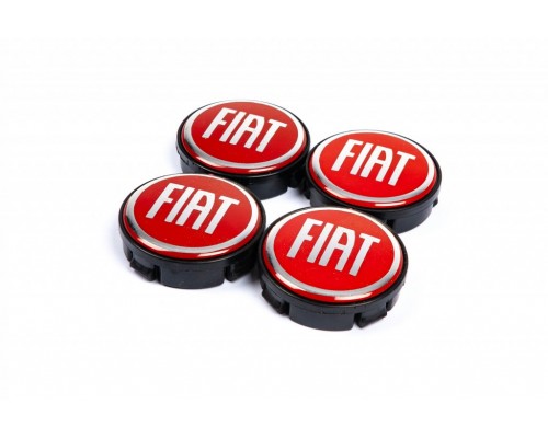 Колпачки в титановые диски 55 мм (4 шт) для Fiat Bravo 2008+ - 54381-11