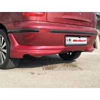 Накладка на задний бампер (Meliset, под покраску) для Fiat Bravo 2008↗ гг.