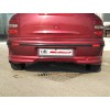 Накладка на задний бампер (Meliset, под покраску) для Fiat Bravo 2008↗ гг.