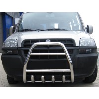 Передня дуга QT007 (нерж.) для Fiat Doblo I 2001-2005
