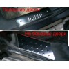 Накладки на внутрішні пороги (Omsa, нерж.) 3 двері для Fiat Doblo I 2001-2005 - 49364-11