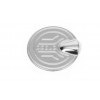 Накладка на лючок бензобака (нерж.) Carmos - Турецкая сталь для Fiat Doblo I 2001-2005 - 74517-11