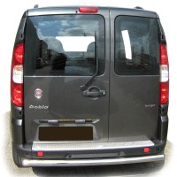 Задня дуга AK002 (нерж.) для Fiat Doblo II 2005+