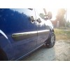 Молдинг дверний Вузька модель (4 шт, нерж) OmsaLine - Італійська нержавіюча сталь для Fiat Doblo II 2005+ - 53400-11