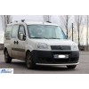 Передній захист ST008 (2 шт, нерж.) 42 мм для Fiat Doblo II 2005+